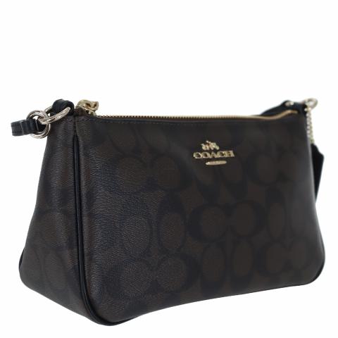 Coach top cheap handle pouch